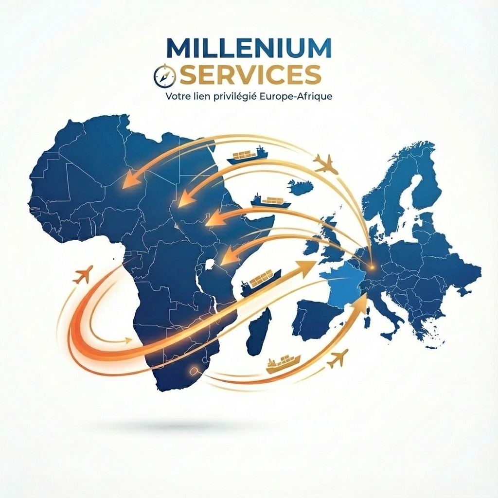 Carte Import-Export Afrique-Europe - Millenium Services