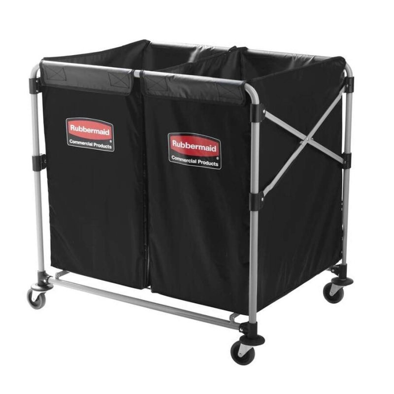 Rubbermaid Chariots X-Cart de 300L avec support pliant