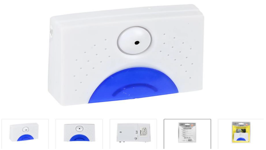 Sonnette de visite avec capteur